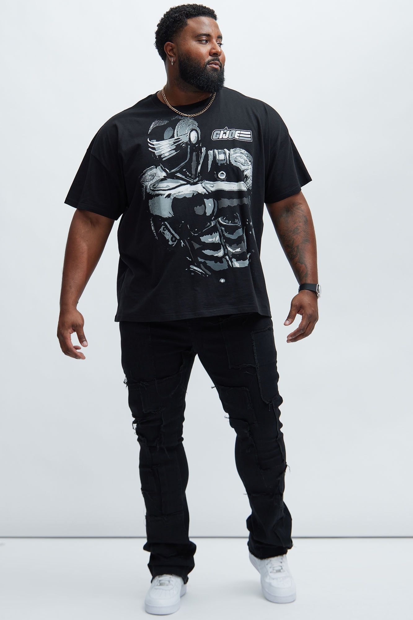 GI Joe Snake Eyes Oversized Short Sleeve Tee - Black sold by Fashion Nova product image thumbnail 5