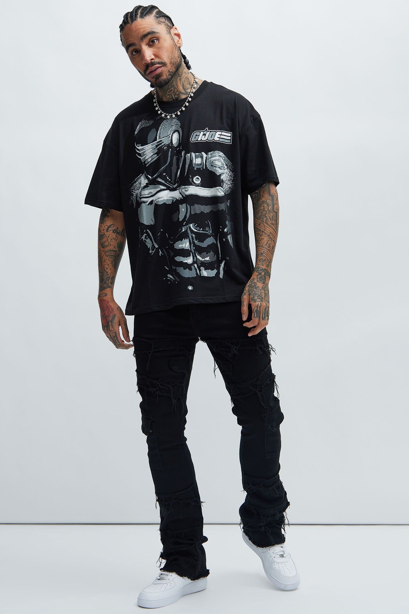 GI Joe Snake Eyes Oversized Short Sleeve Tee - Black sold by Fashion Nova product image thumbnail 2