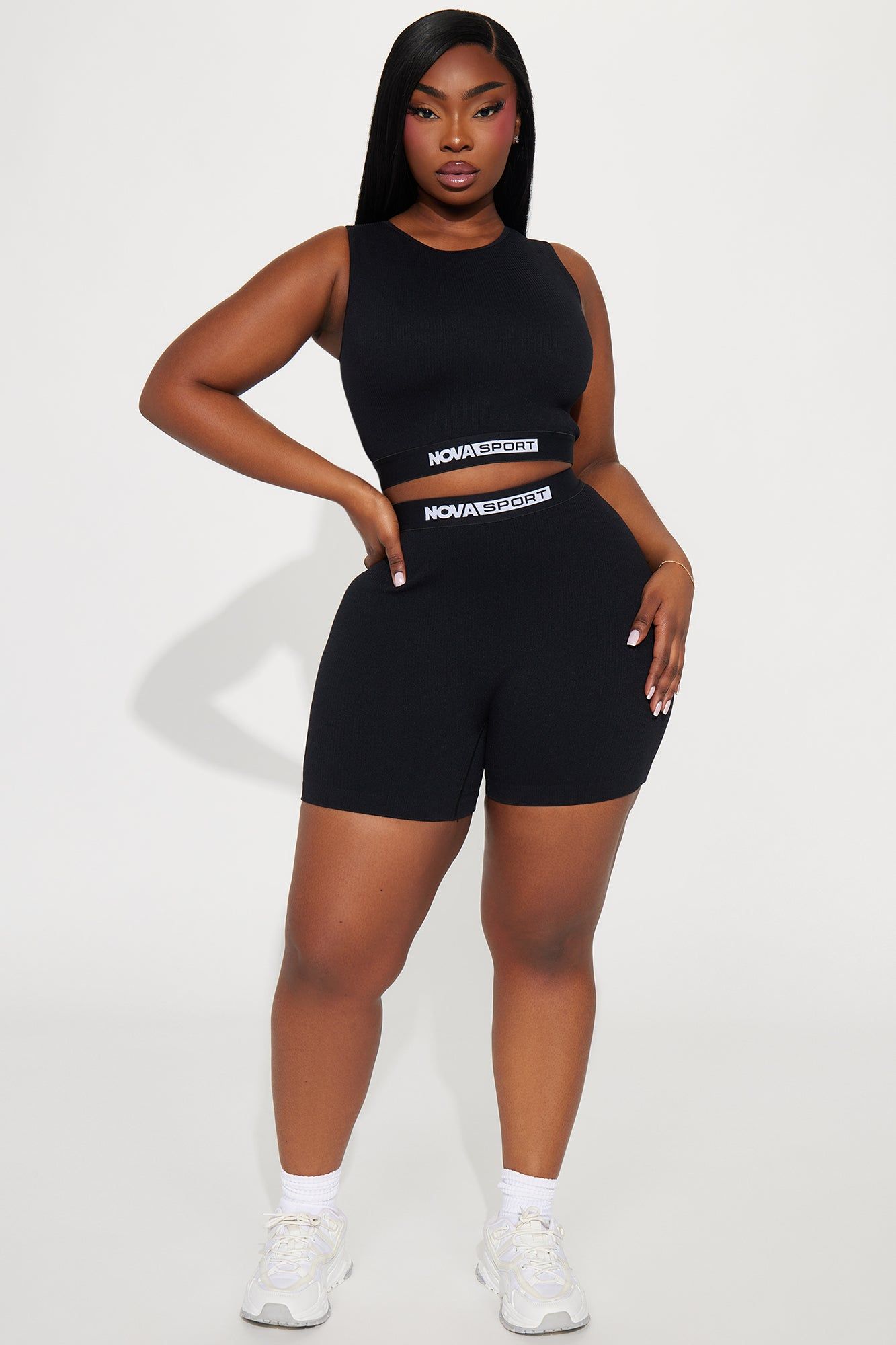 Nova Sport Effortless Seamless Sports Bra - Black sold by Fashion Nova product image thumbnail 5