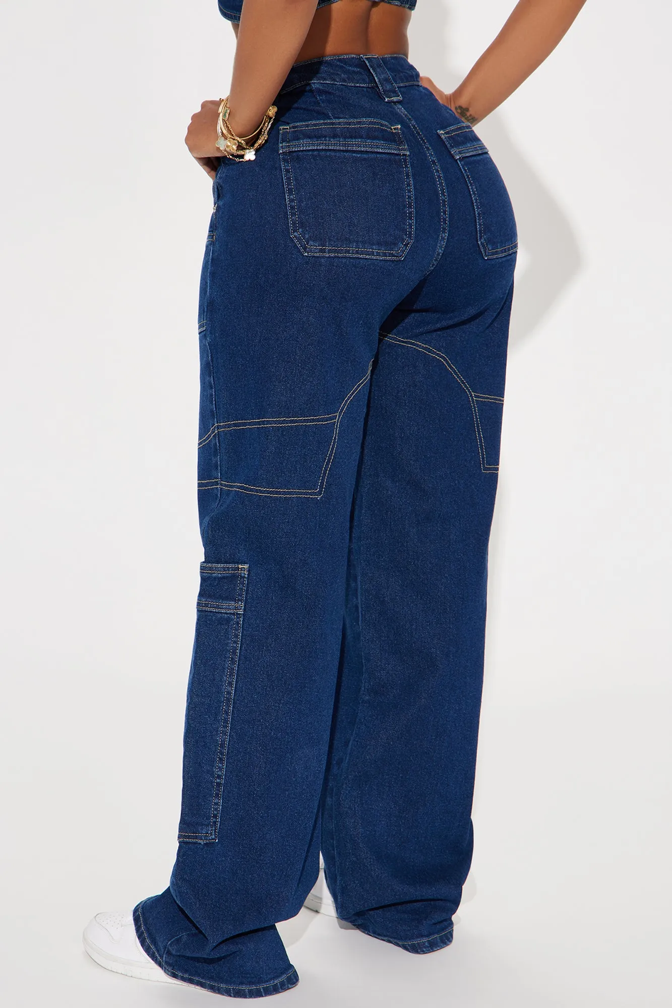 Love It Or Leave It Straight Leg Jeans - Dark Wash sold by Fashion Nova product image thumbnail 3