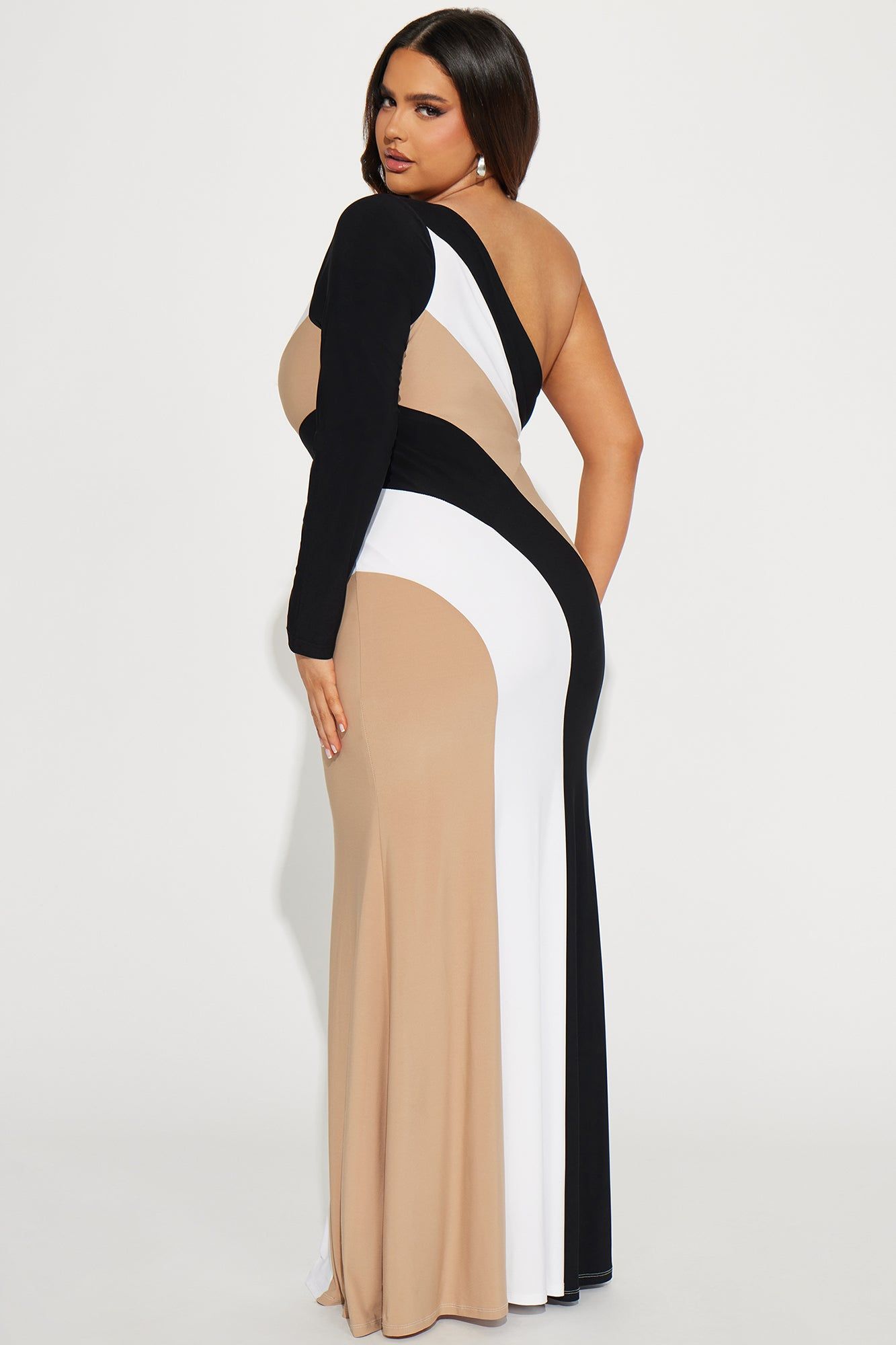 Phoebe Striped Maxi Dress - Black/combo sold by Fashion Nova product image thumbnail 6