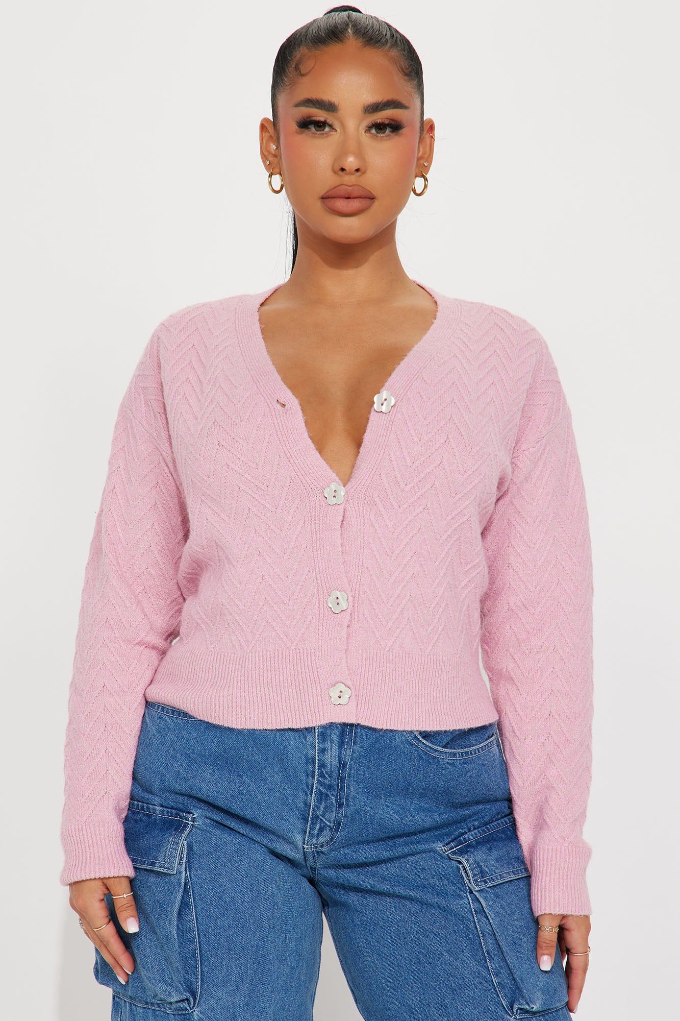 Caley Cardigan - Pink sold by Fashion Nova