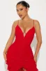 Wildest Dreams Mesh Maxi Dress - Red sold by Fashion Nova