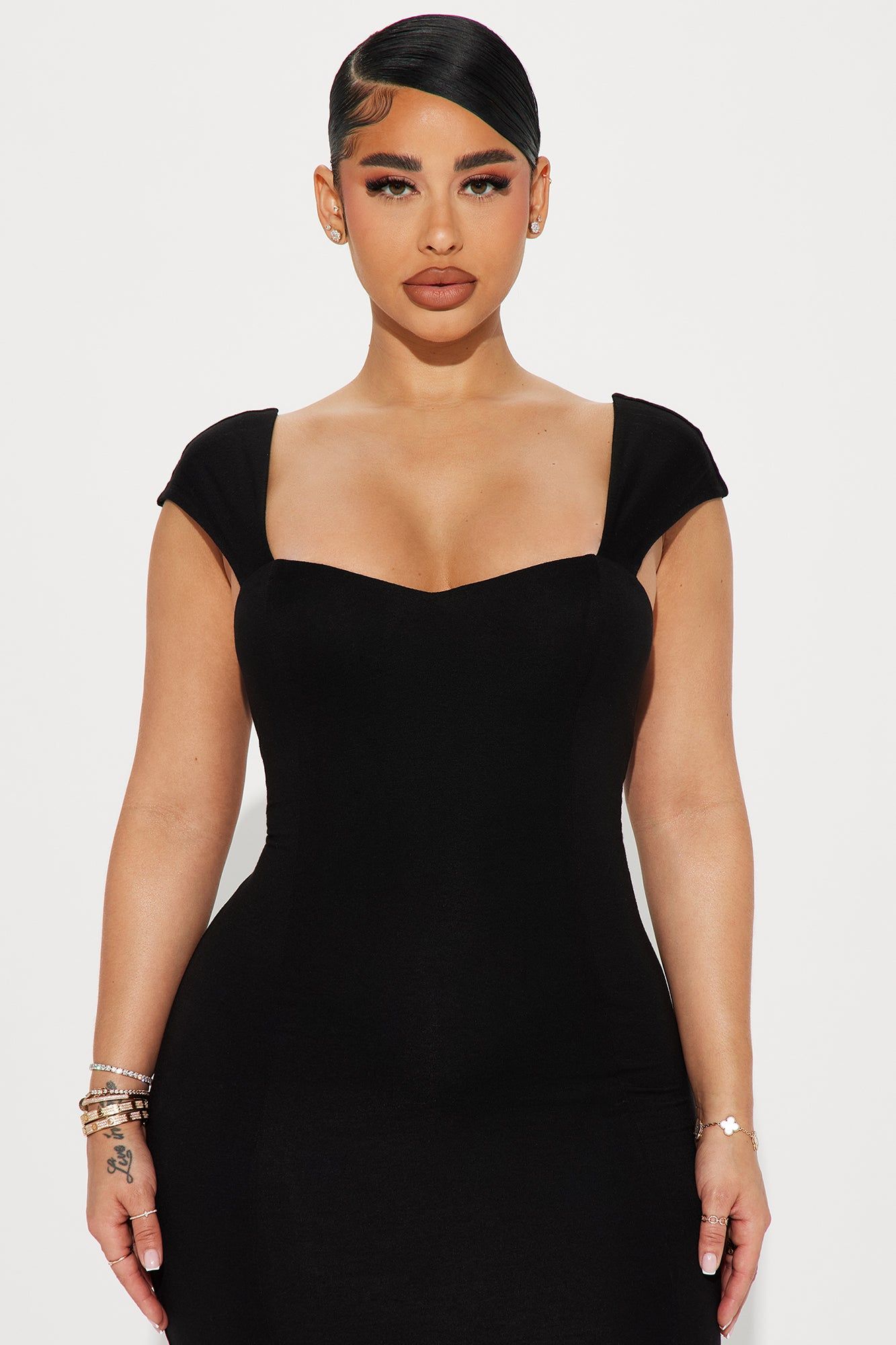 Trinity Double Lined Maxi Dress - Black sold by Fashion Nova product image thumbnail 2