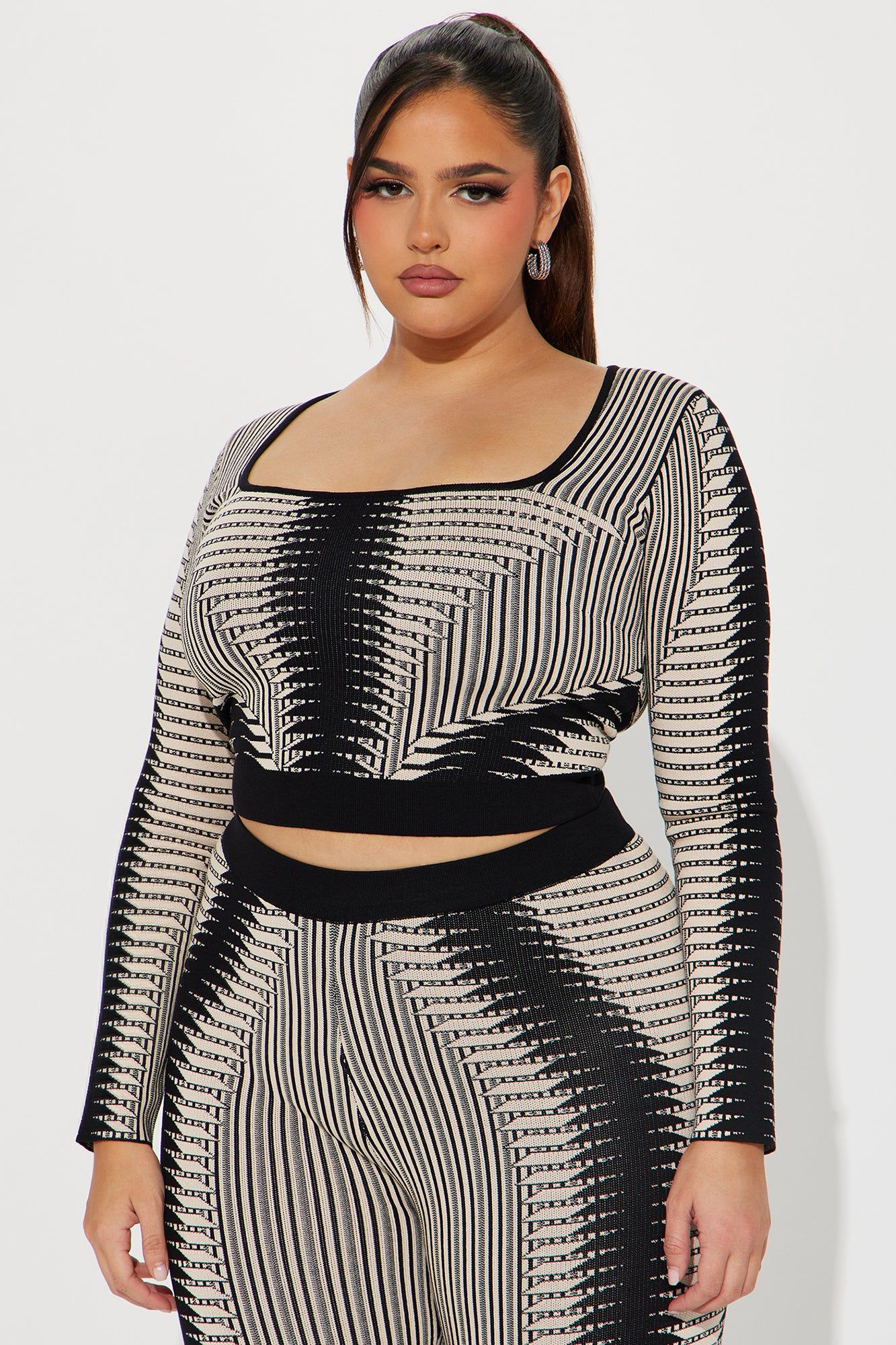 Midnight Muse Sweater Legging Set - Taupe/combo sold by Fashion Nova product image thumbnail 5