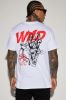 Wild Spirit Short Sleeve Tee - White sold by Fashion Nova