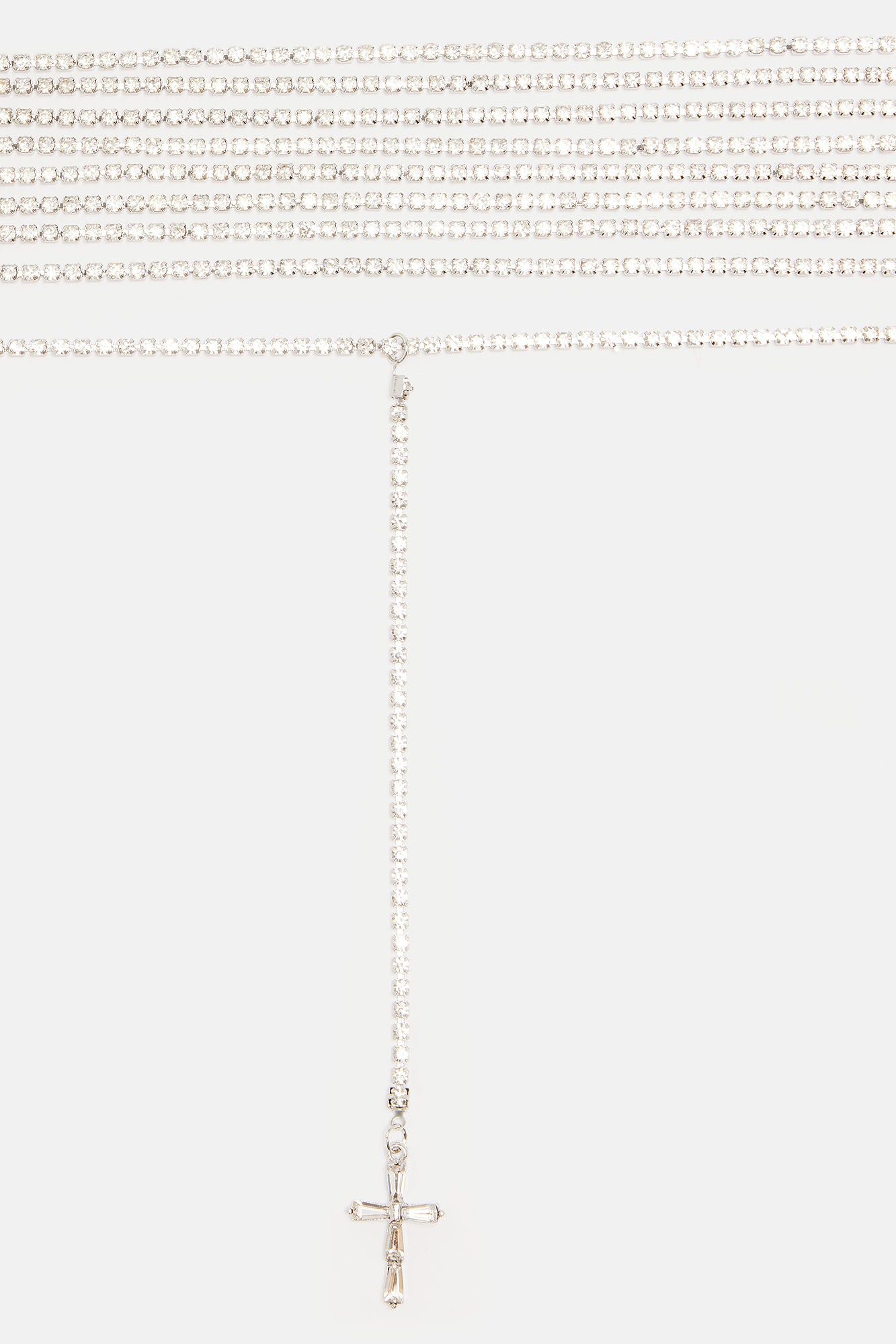 Lucky Cross Choker - Silver sold by Fashion Nova product image thumbnail 3