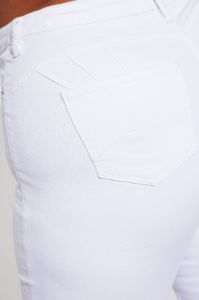 Tall Tulsa Booty Lifting High Rise Stretch Skinny Jeans - White sold by Fashion Nova