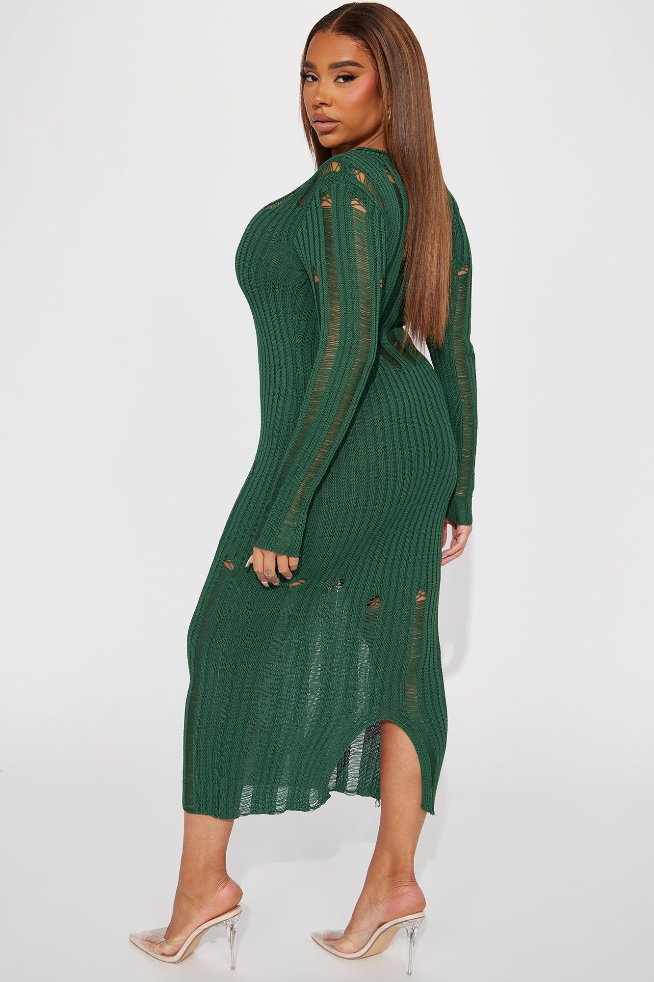 Alani Sweater Maxi Dress - Hunter sold by Fashion Nova product image thumbnail 7