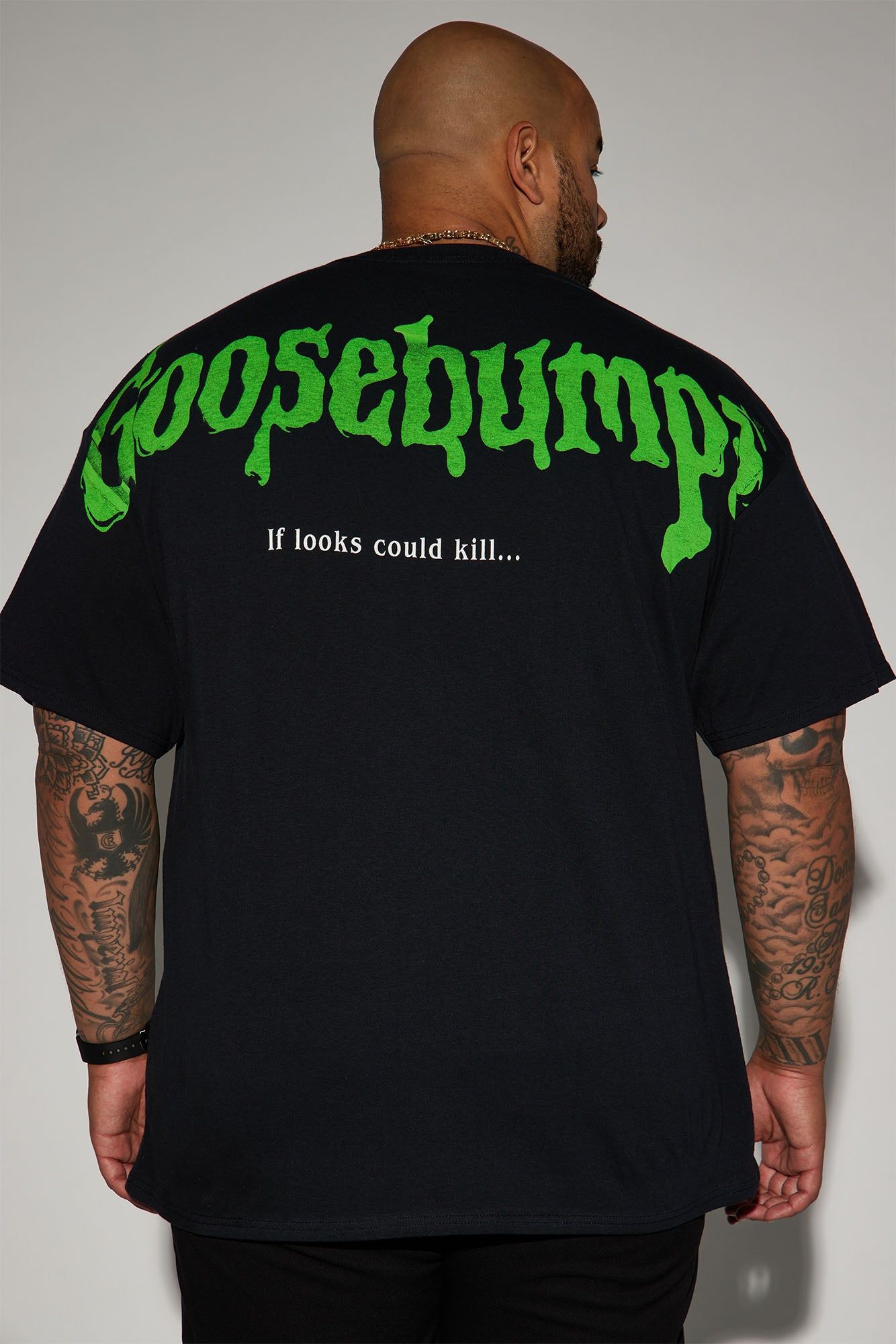 Goosebumps The Haunted Mask Short Sleeve Tee - Black sold by Fashion Nova product image thumbnail 7