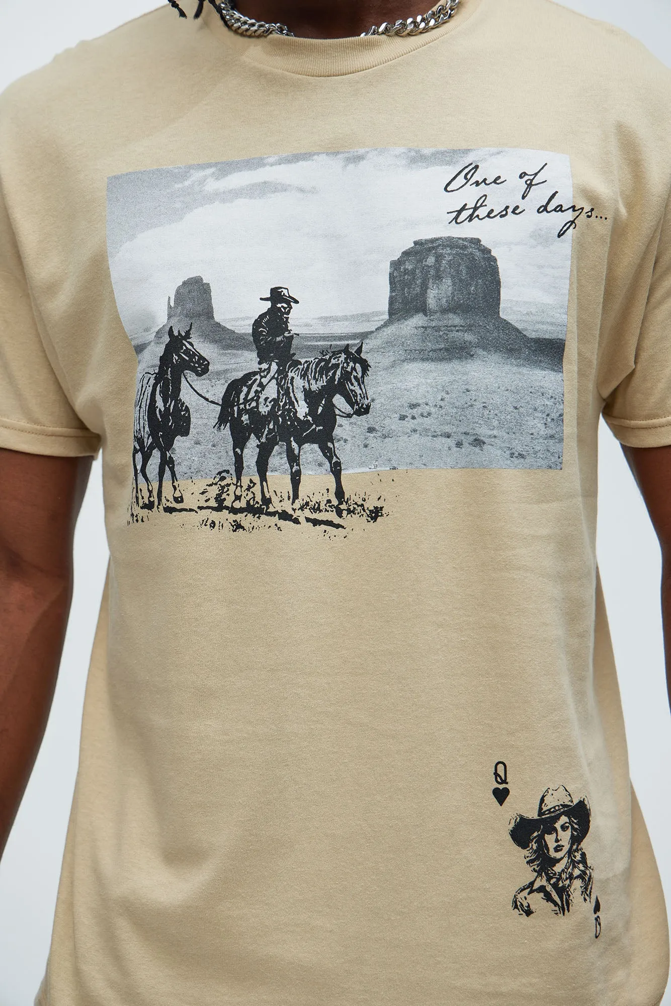 One Of These Days Short Sleeve Tee - Sand sold by Fashion Nova product image thumbnail 3