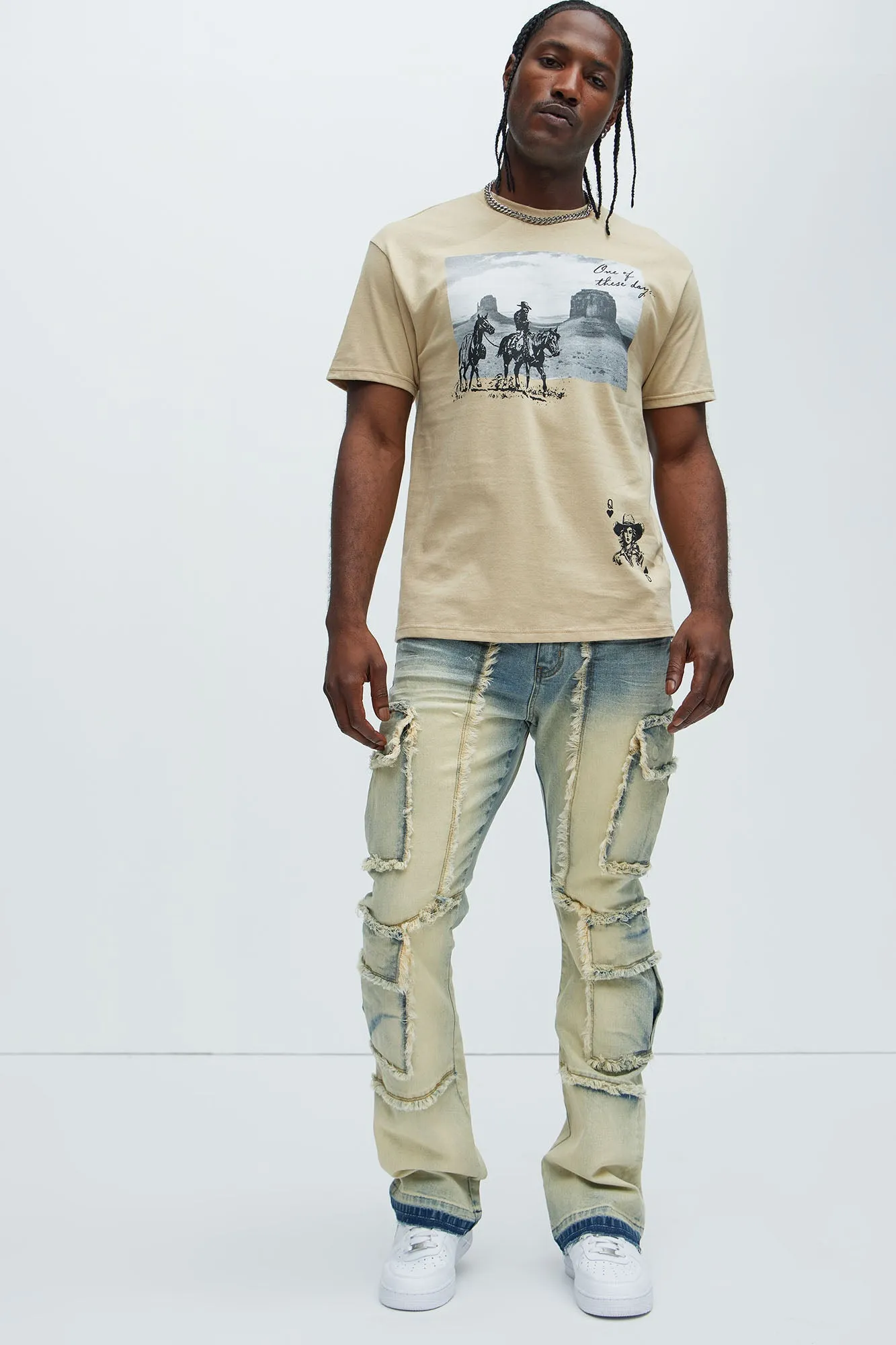 One Of These Days Short Sleeve Tee - Sand sold by Fashion Nova product image thumbnail 2