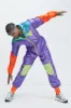 Awesome 80's Track Suit Costume - Purple/combo sold by Fashion Nova