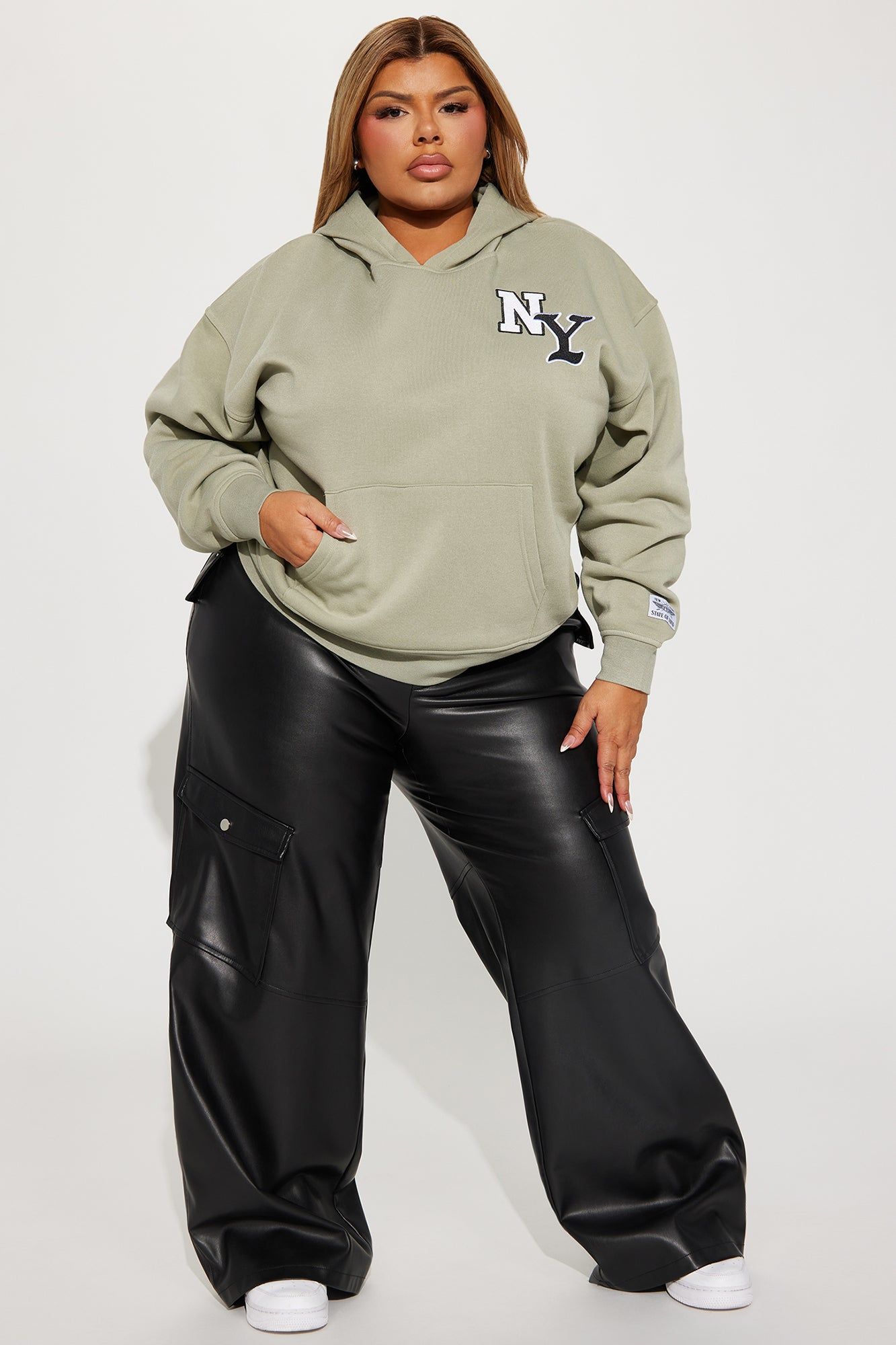 New York Vintage Hoodie - Sage sold by Fashion Nova product image thumbnail 5