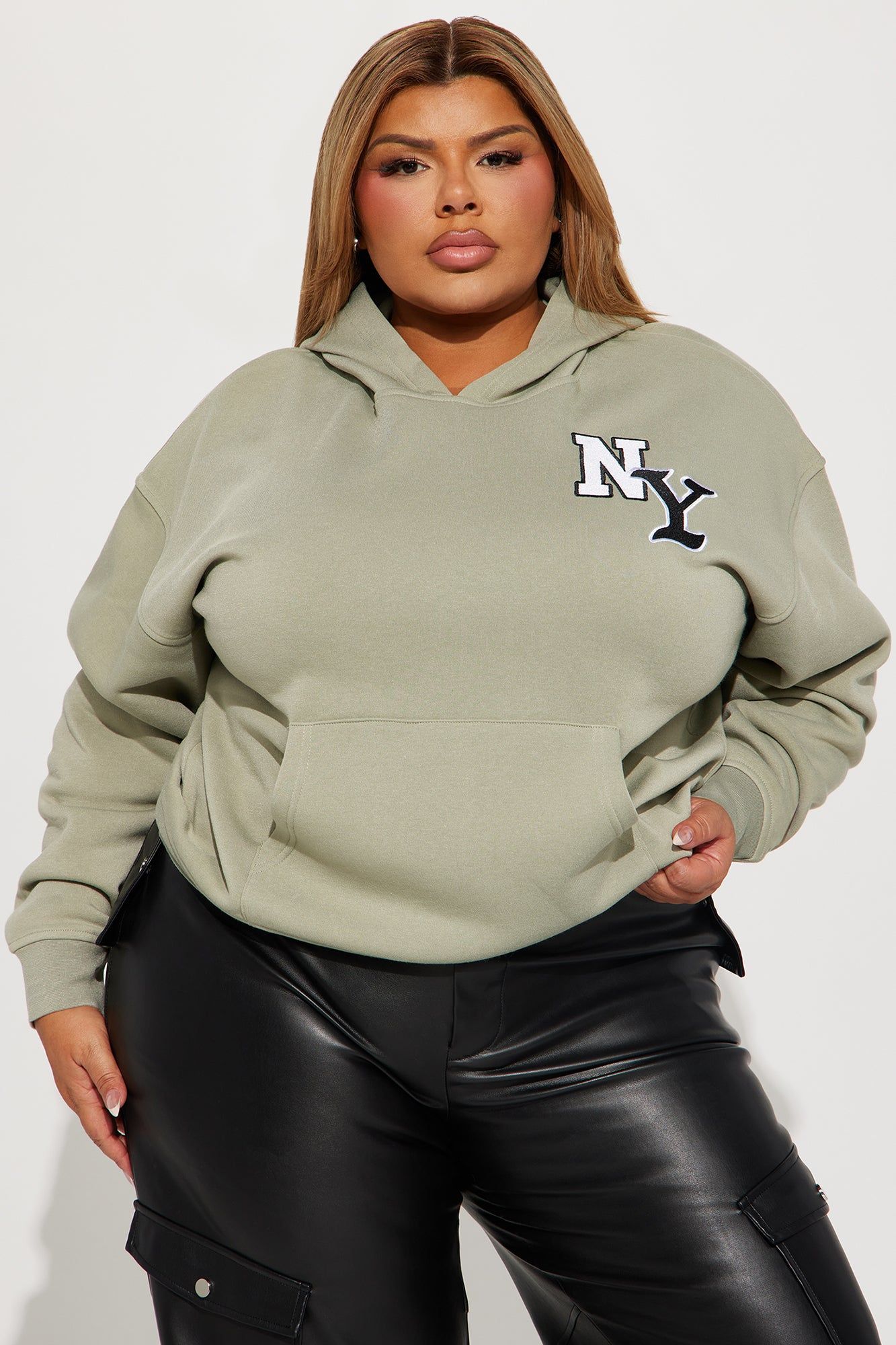 New York Vintage Hoodie - Sage sold by Fashion Nova product image thumbnail 4