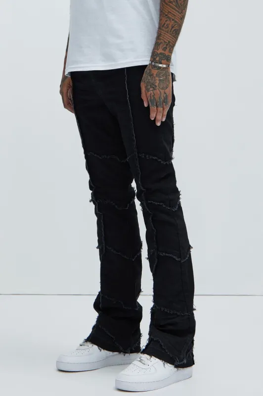 On Repeat Cargo Flare Pants - Black sold by Fashion Nova