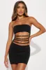 Dita Double Lined Micro Mini Dress - Black sold by Fashion Nova