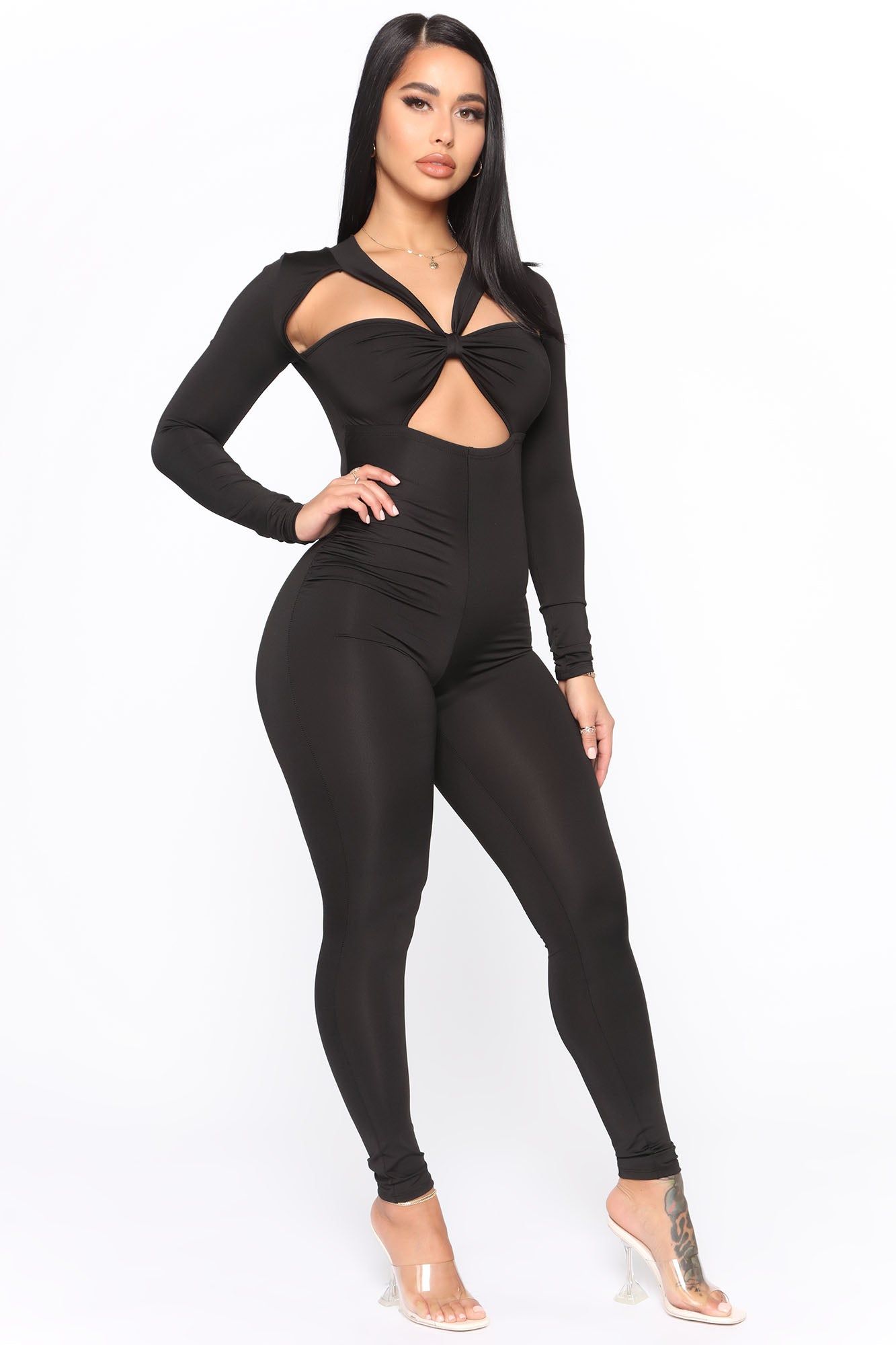 Cutting Him Out Jumpsuit - Black sold by Fashion Nova product image thumbnail 3