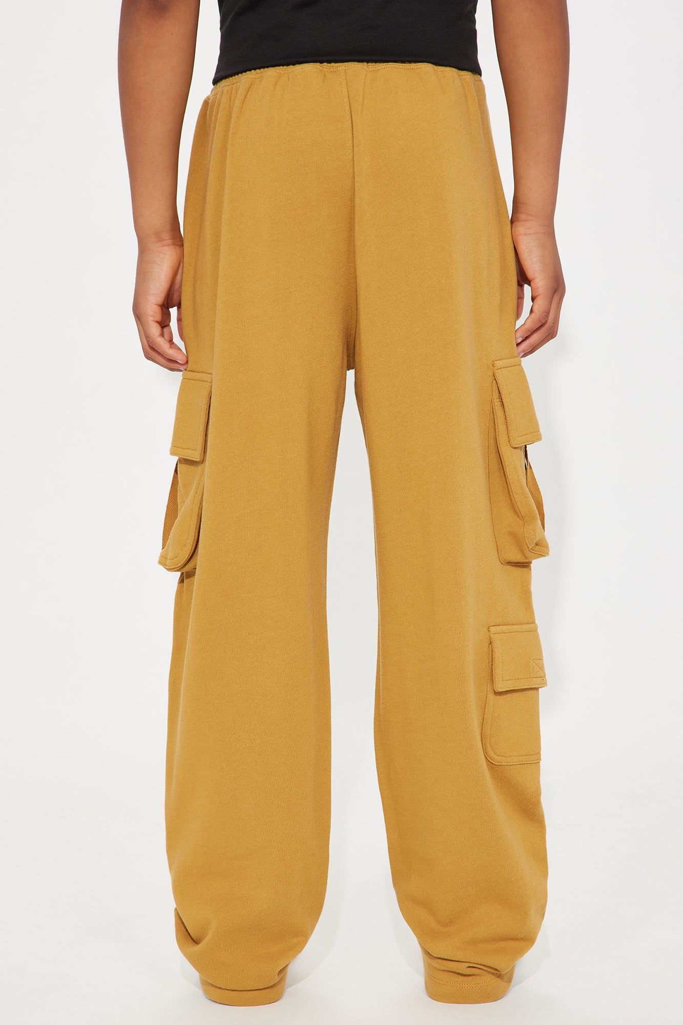 Mini Going For It French Terry Cargo Jogger Pants - Khaki sold by Fashion Nova product image thumbnail 4