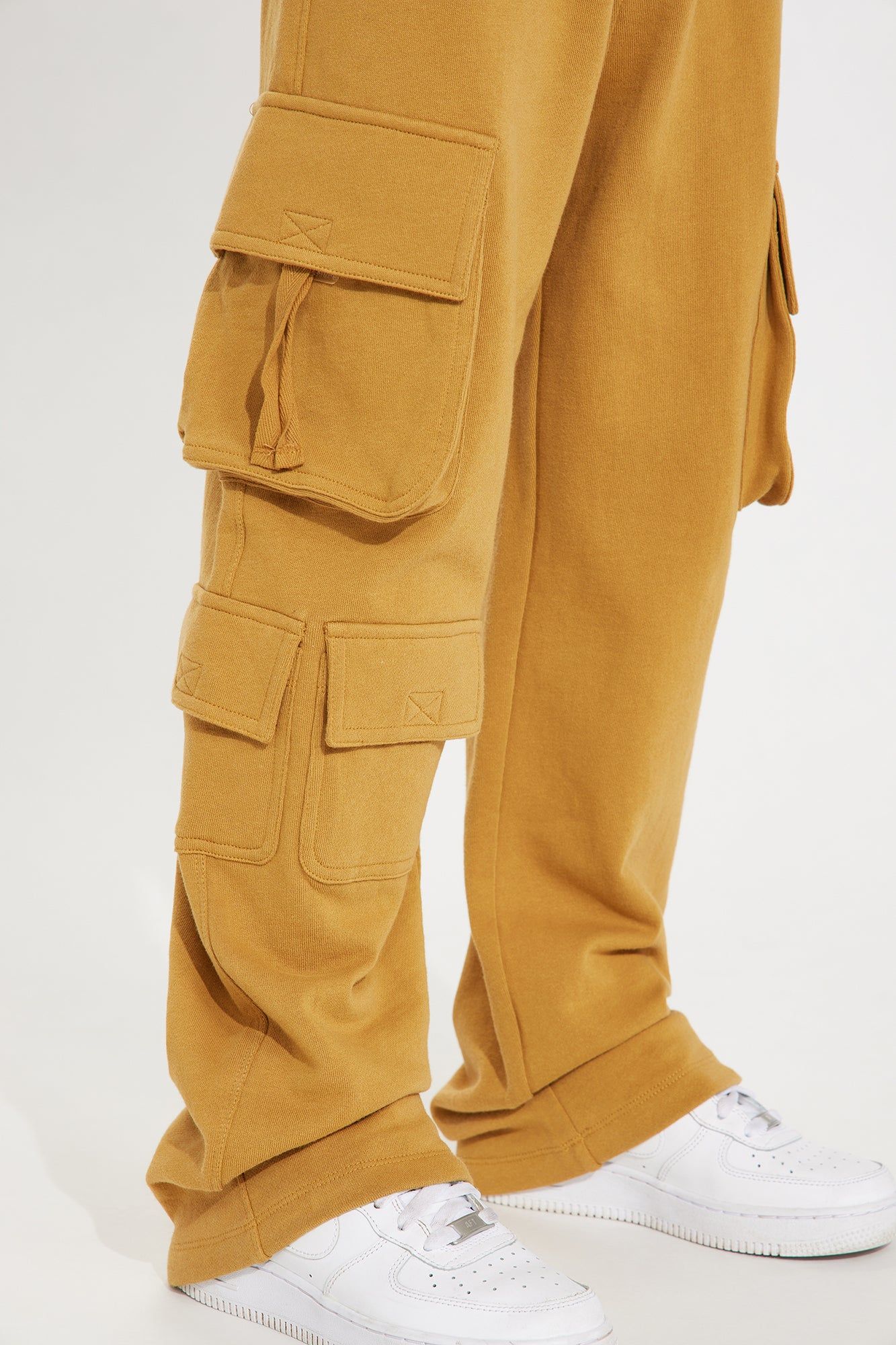 Mini Going For It French Terry Cargo Jogger Pants - Khaki sold by Fashion Nova product image thumbnail 2