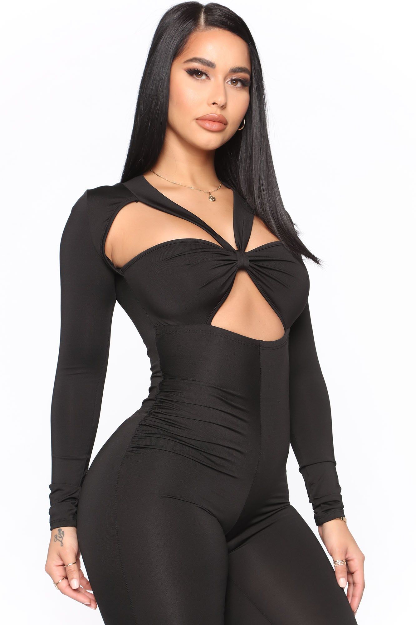 Cutting Him Out Jumpsuit - Black sold by Fashion Nova product image thumbnail 2