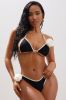 Mon Cherie Rose 2 Piece Bikini - Black/White sold by Fashion Nova