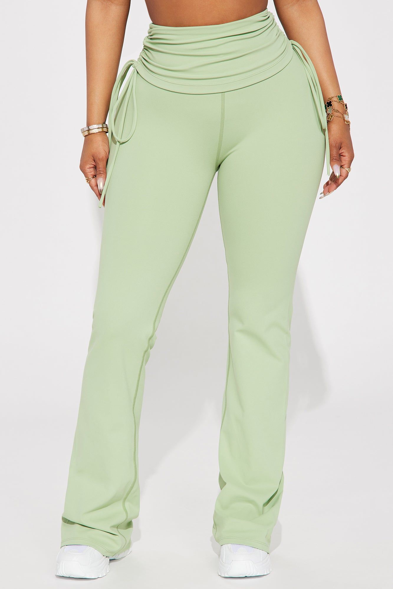 First Position Super Soft Active Pant - Sage sold by Fashion Nova product image thumbnail 2