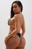 Mon Cherie Rose 2 Piece Bikini - Black/White sold by Fashion Nova