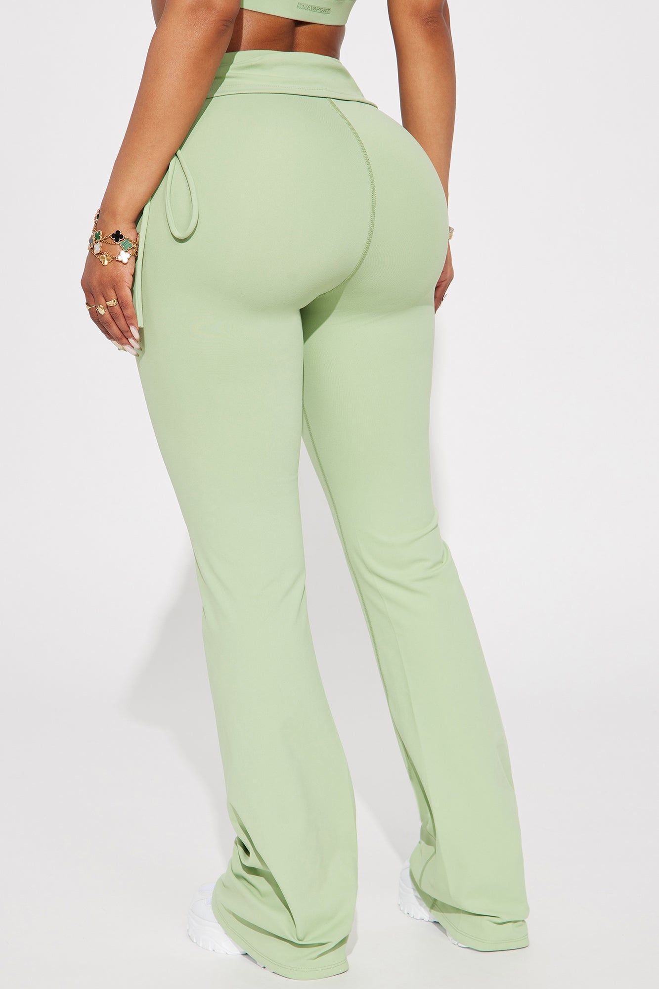 First Position Super Soft Active Pant - Sage sold by Fashion Nova product image thumbnail 3