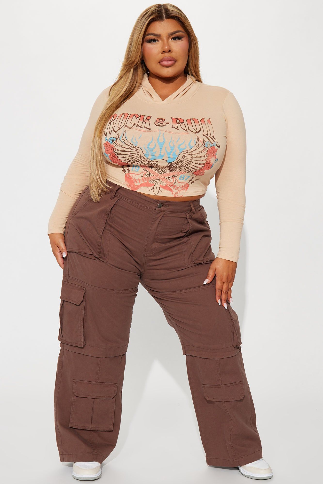 Rock N Roll Soul Graphic Tee - Sand sold by Fashion Nova product image thumbnail 5