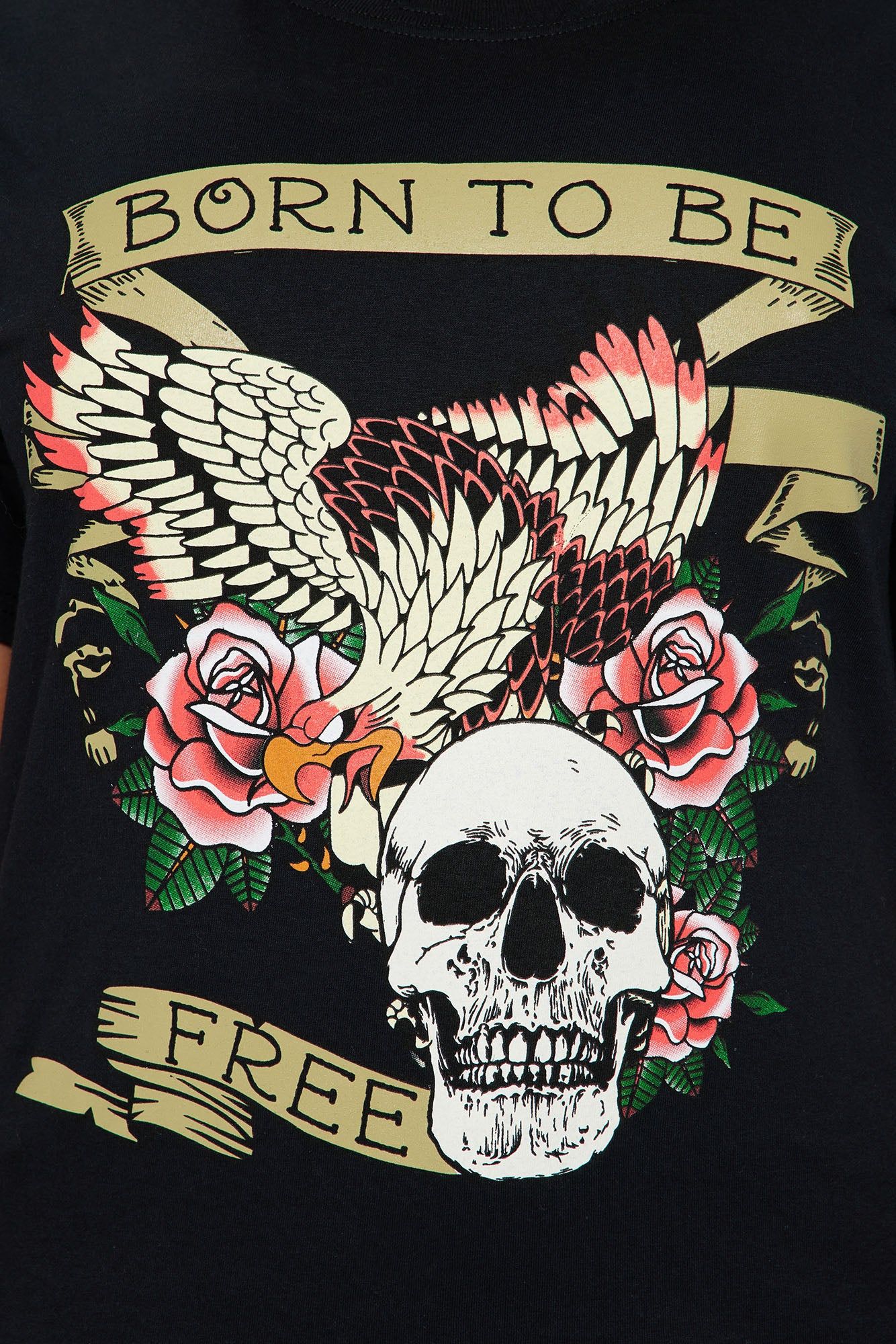 Born To Be Free Graphic Tee - Black sold by Fashion Nova product image thumbnail 3