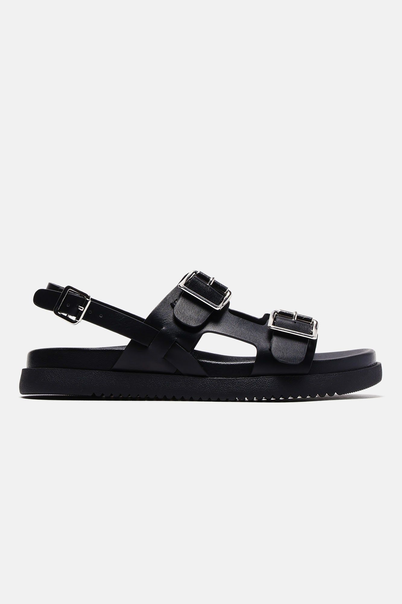 Mylan Buckle Sandals - Black sold by Fashion Nova product image thumbnail 4