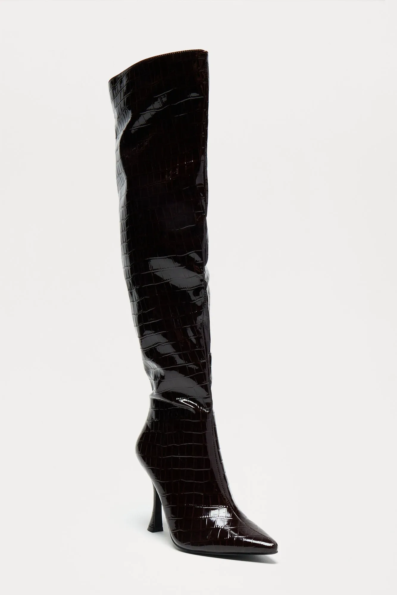 Bardot Knee High Boots - Black sold by Fashion Nova product image thumbnail 3