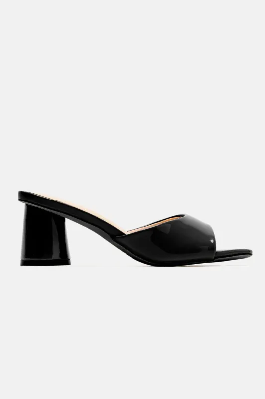 All Kinds Of Sweet Mules - Black sold by Fashion Nova