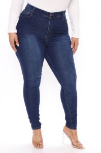 Marilyn High Waisted Skinny Jeans - Dark Wash sold by Fashion Nova