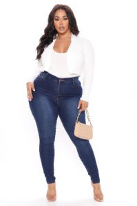 Marilyn High Waisted Skinny Jeans - Dark Wash sold by Fashion Nova