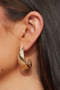 Simplistically Perfect Earrings - Gold sold by Fashion Nova