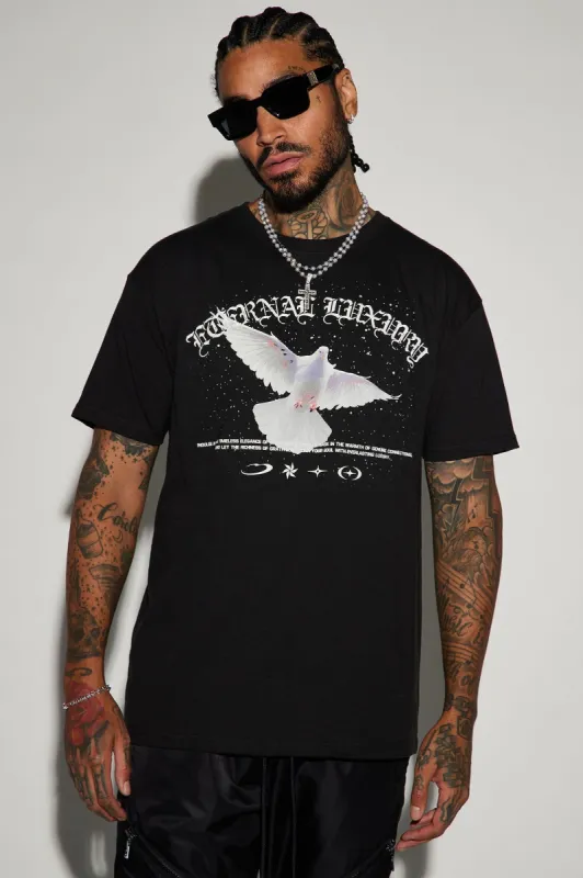 Eternal Luxury Forever Short Sleeve Tee - Black sold by Fashion Nova