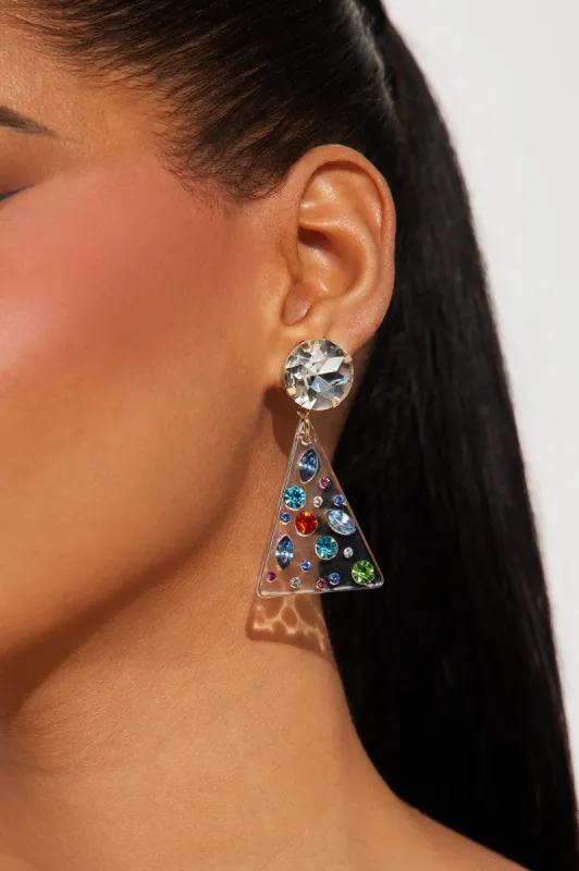 Found My Gem Earrings - Multi Color sold by Fashion Nova