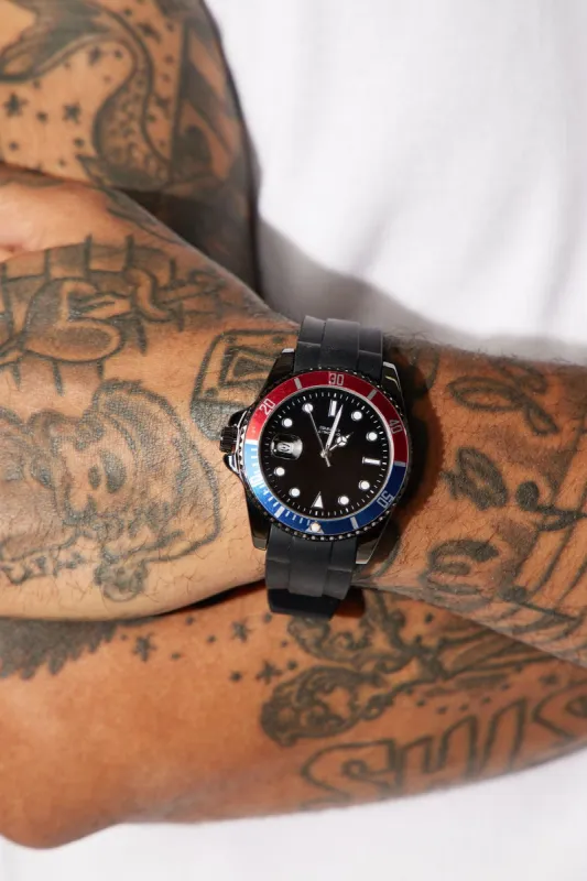 Get Into It Watch - Red/combo sold by Fashion Nova