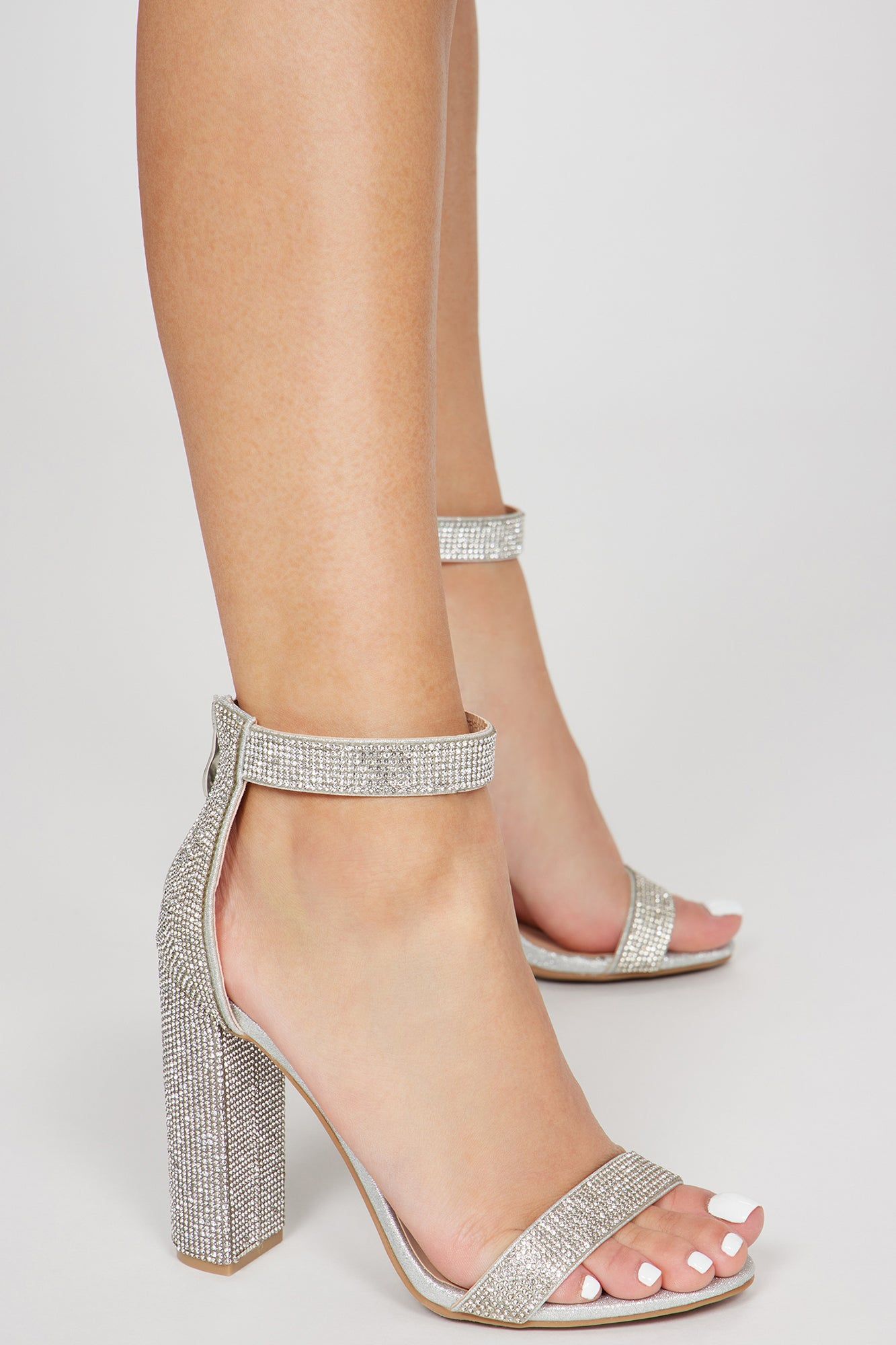 Always On Top Heeled Sandals - Silver sold by Fashion Nova product image thumbnail 3
