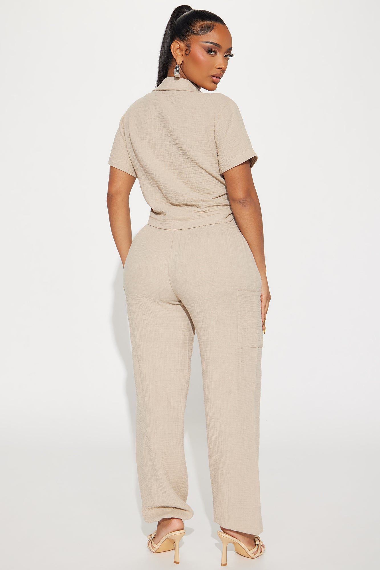 True Love Cargo Pant Set - Taupe sold by Fashion Nova product image thumbnail 3