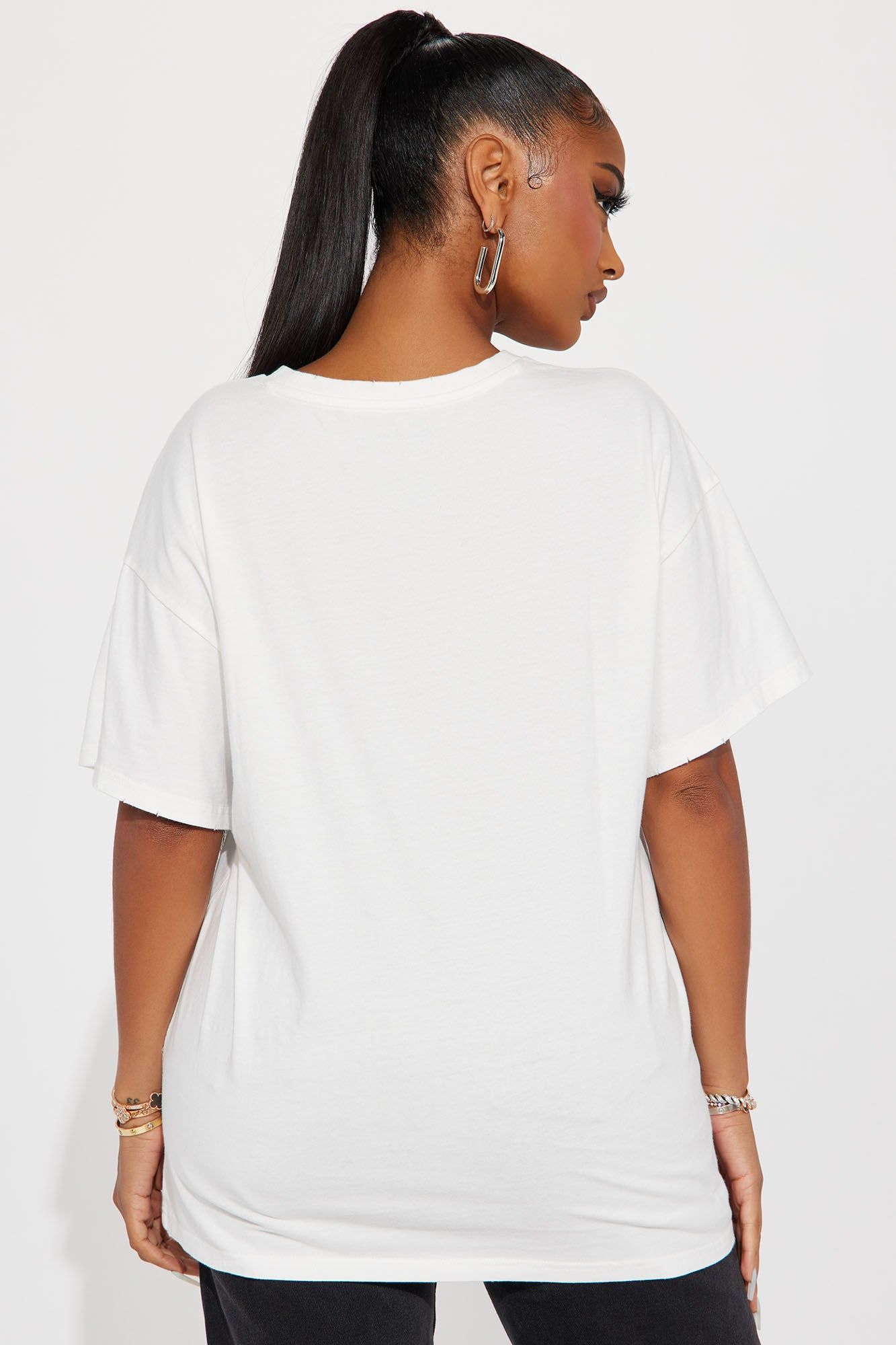 The Adams Family Distressed Tshirt - White sold by Fashion Nova product image thumbnail 4