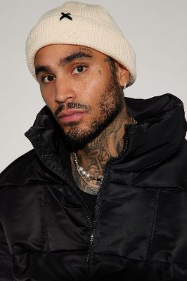 Distressed Day Beanie - Cream sold by Fashion Nova