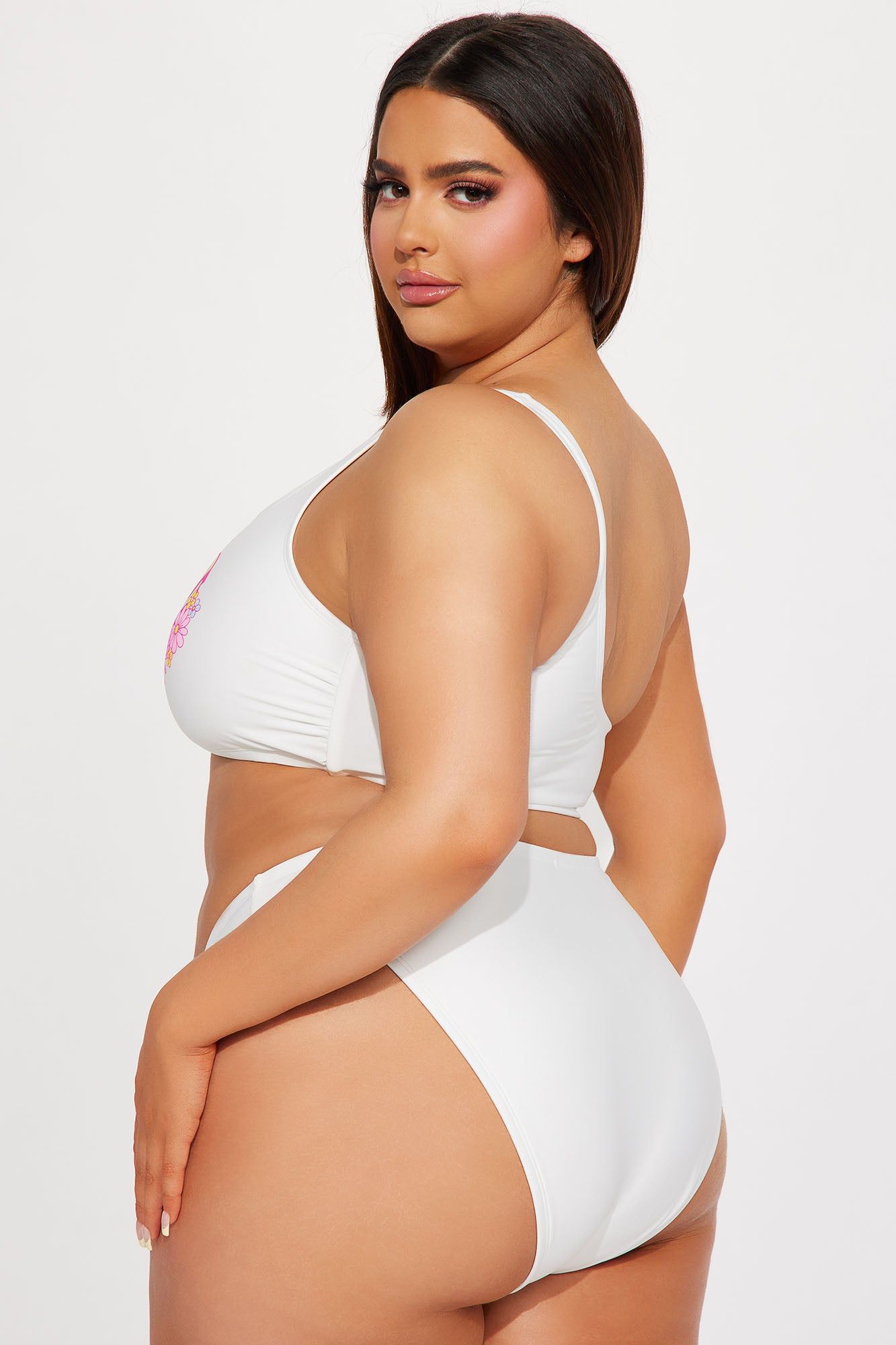 Malibu Barbie 2 Piece Bikini - White sold by Fashion Nova product image thumbnail 5
