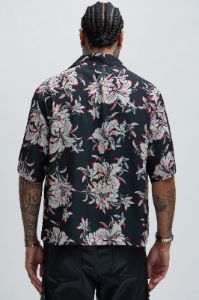 Chester Floral Shirt - Black/combo sold by Fashion Nova