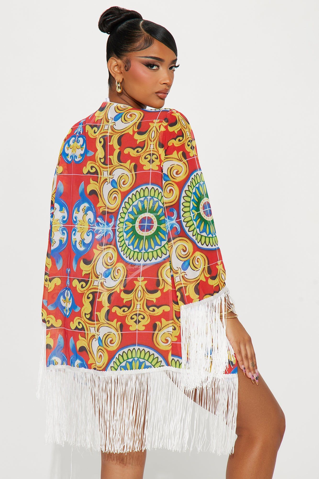 Estella 3 Piece Bikini Set - Multi Color sold by Fashion Nova product image thumbnail 3