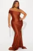Save A Dance Maxi Dress - Rust sold by Fashion Nova