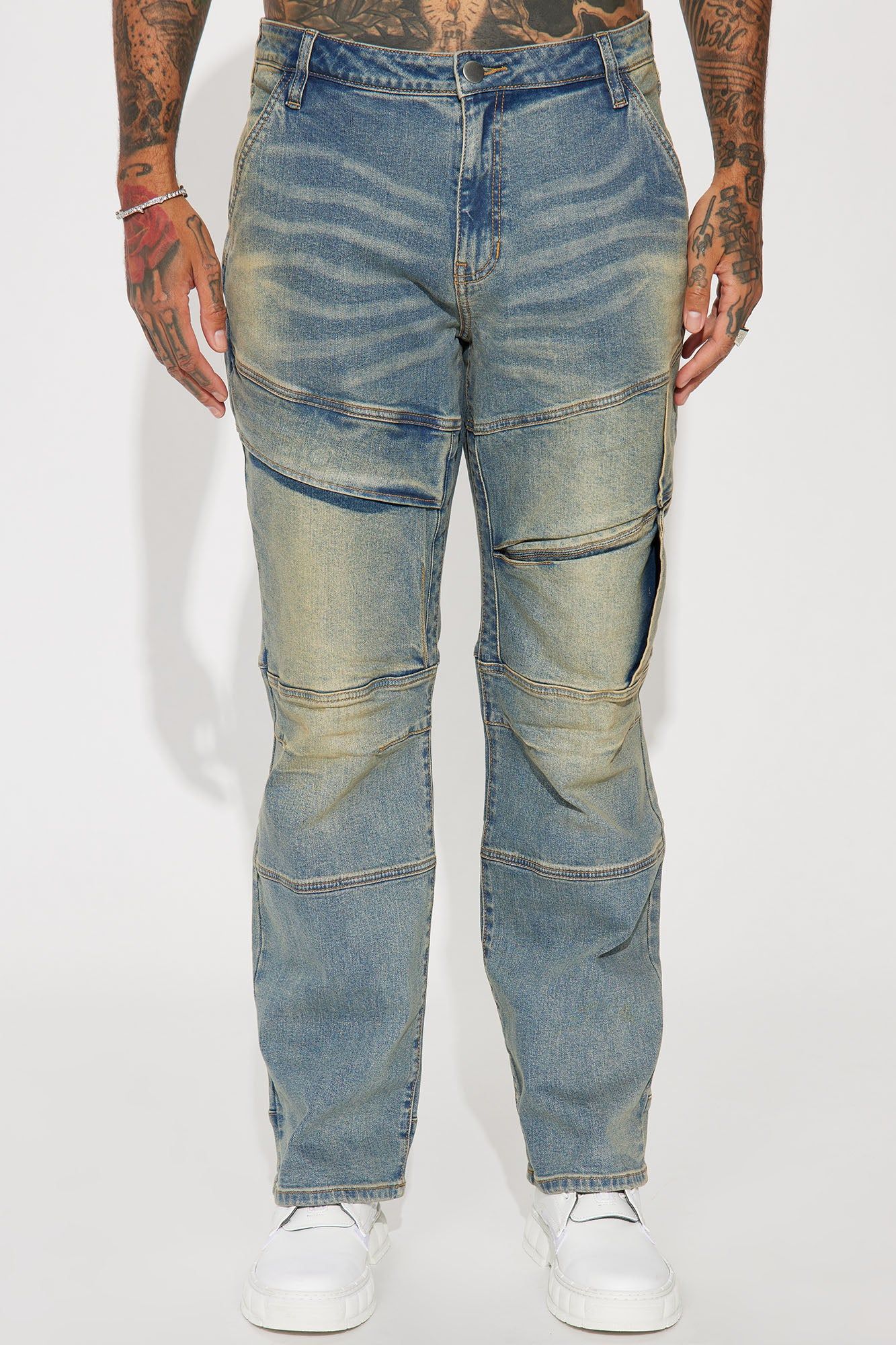 Nothing To Do With You Straight Jeans - Vintage Blue Wash sold by Fashion Nova