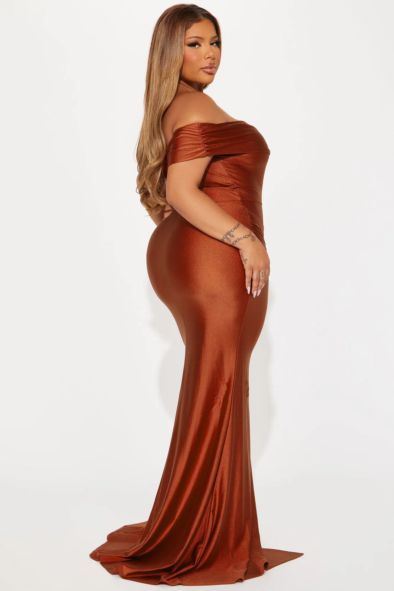 Save A Dance Maxi Dress - Rust sold by Fashion Nova product image thumbnail 5